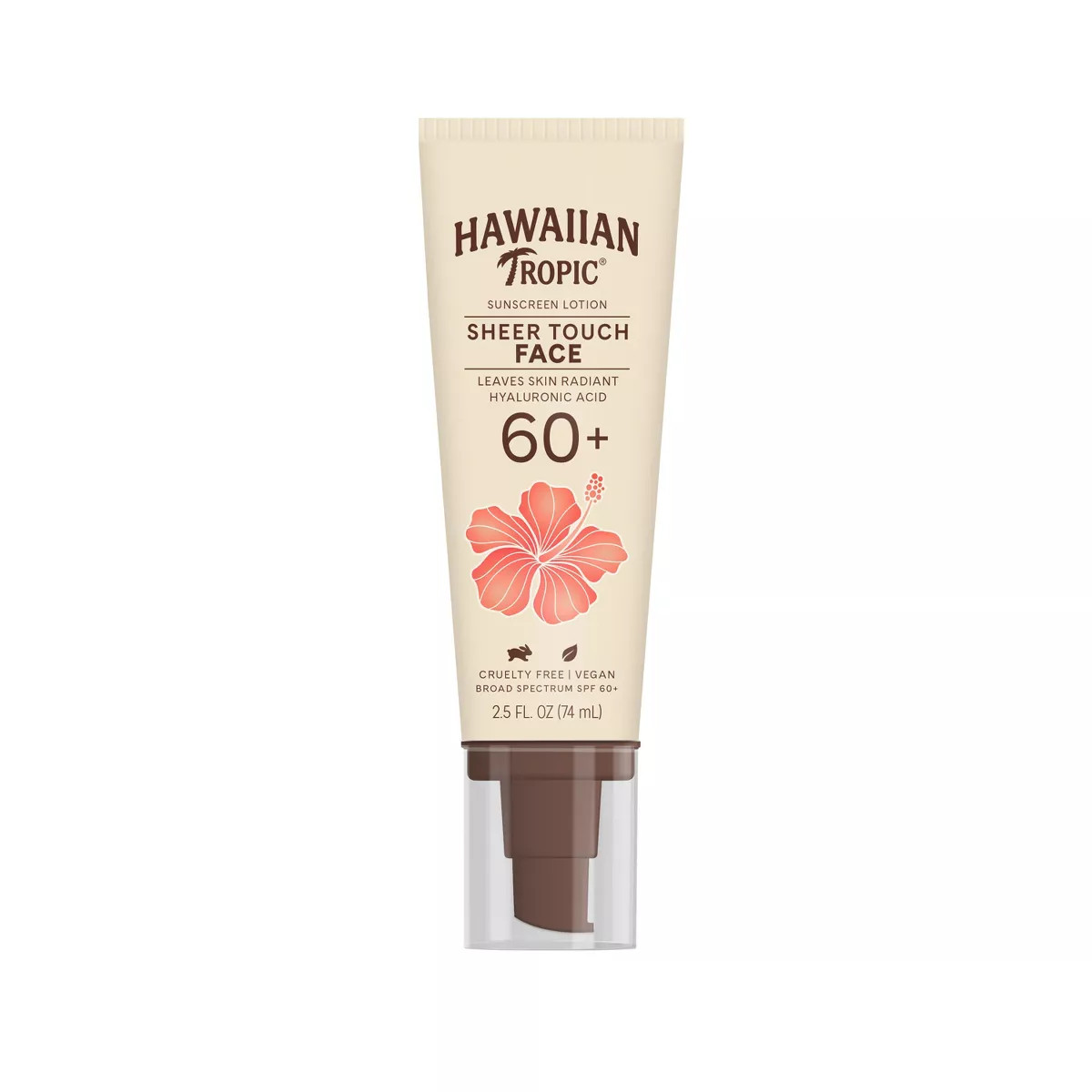 Hawaiian Tropic Sheer Touch Face Lotion Sunscreen - SPF 60+ - 2.5 fl oz | Target