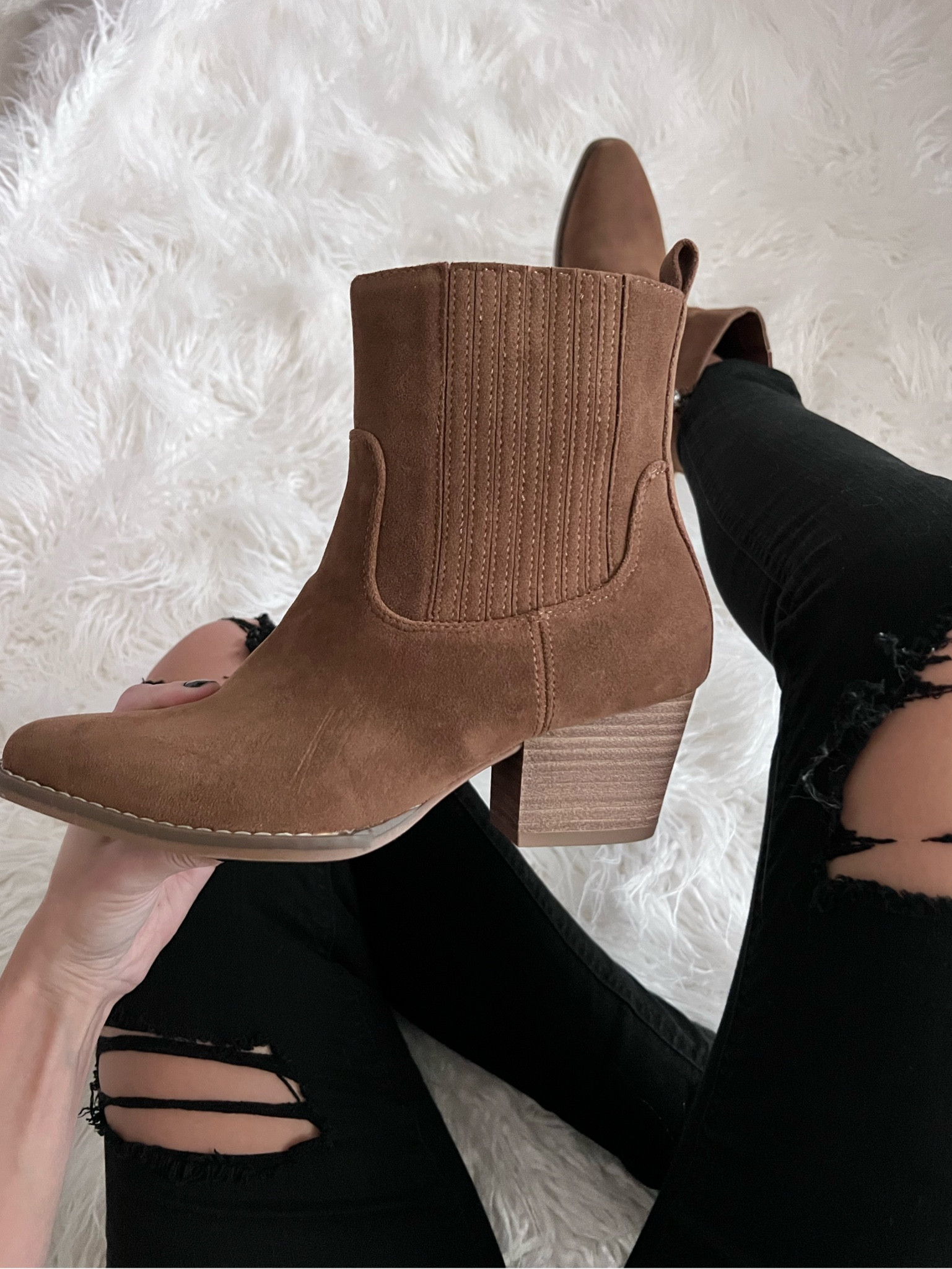 Target fall booties! These run slightly small in my opinion so if you’re in between sizes I’d say size up 🥾 

Fall booties, fall boots, brown boots, target boots, target bogo boots, On sale today, Chelsea boot, fall fashion, target fashion, target fall fashion, ootd, Deal of the day, daily deal, todays deals, sale alert, deal alert, on sale, todays sales, popular now, trending now, deals and steals, sale of the day, clearance finds, bargain finds, todays bargain, bargain hunter, deal hunter, sale hunter, todays bargain deals, affordable, cheap, major sale, huge sale, good deal, great deal, todays finds, daily finds

#LTKSeasonal #LTKshoecrush #LTKHoliday