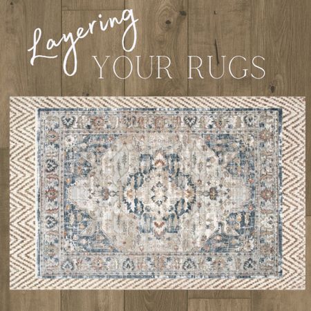Layer your rugs to add Dimension style and texture to your home. Rugs. Home style   

#LTKstyletip #LTKFind #LTKhome
