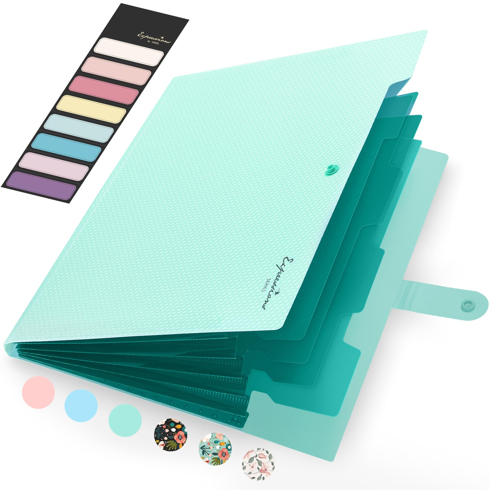 Sooez School Supplies File Folder, Letter Size Accordion File Organizer, Expanding File Folder fo... | Amazon (US)