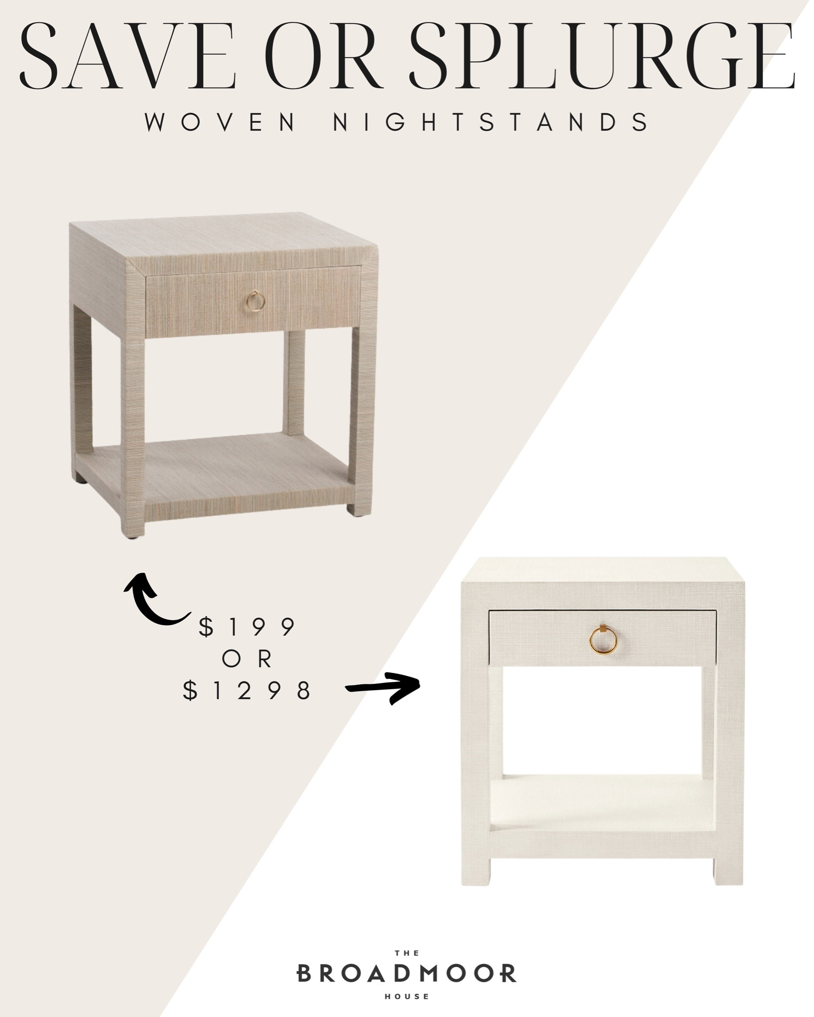 This nightstand from TJ Maxx is such a look for less!!


Nightstand, bedroom, look for less, Serena & Lily, bedroom furniture, side table, TJ Maxx, TJ Maxx home

#LTKstyletip #LTKhome #LTKFind