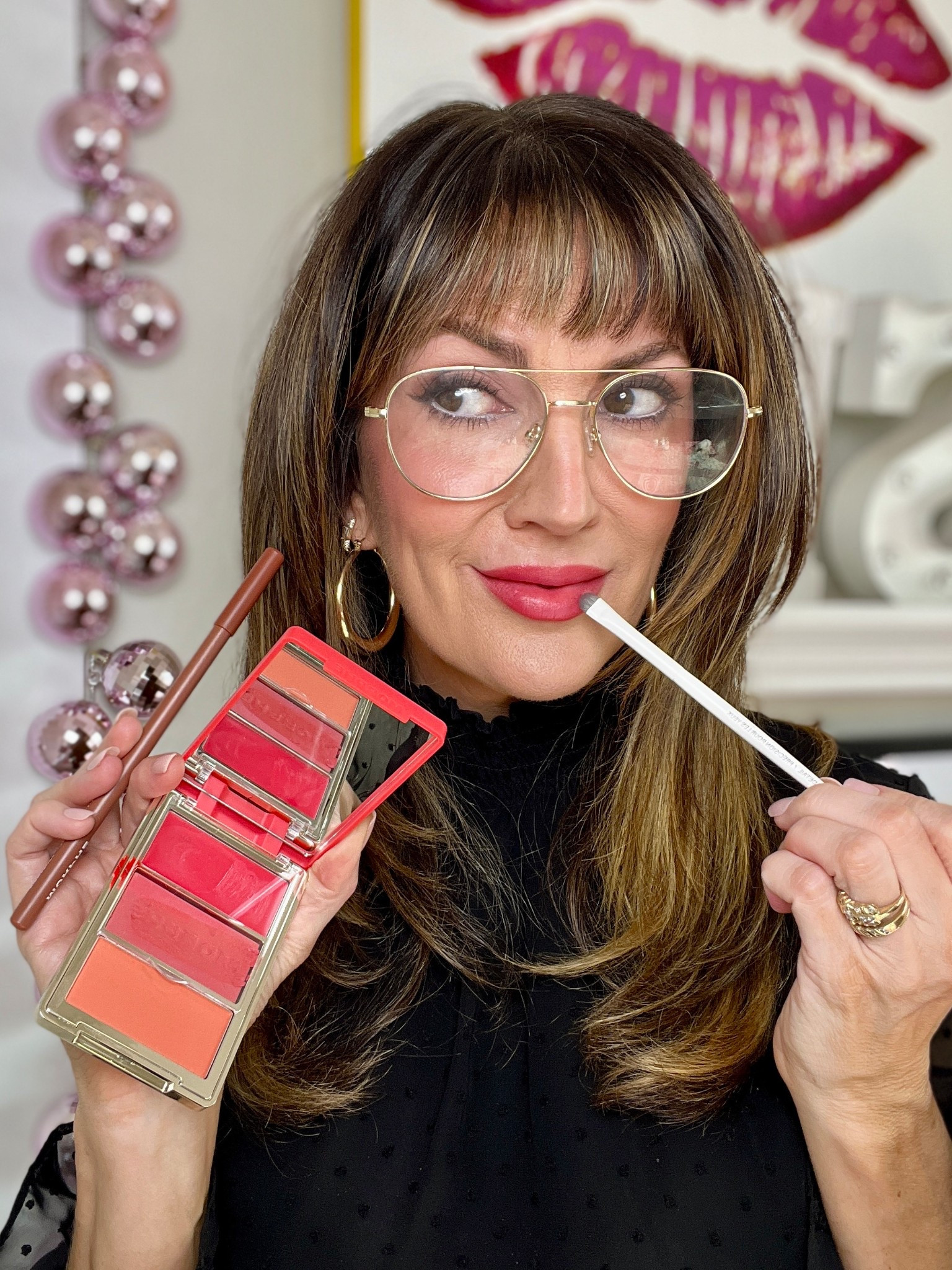 #ad These @morphebrushes Cheek Thrills multi finish trios are so versatile, I can use the cream blush also as a lip stain! I took brush M382 from their Eye Want It All brush set and used it as a lip brush to blur the lip liner in shade “Whipped” along with my matching cream blush. @Target #targetpartner #target #morphepartner #morphetarget #morphe

#LTKBeauty #LTKmorningroutine #LTKgrwm