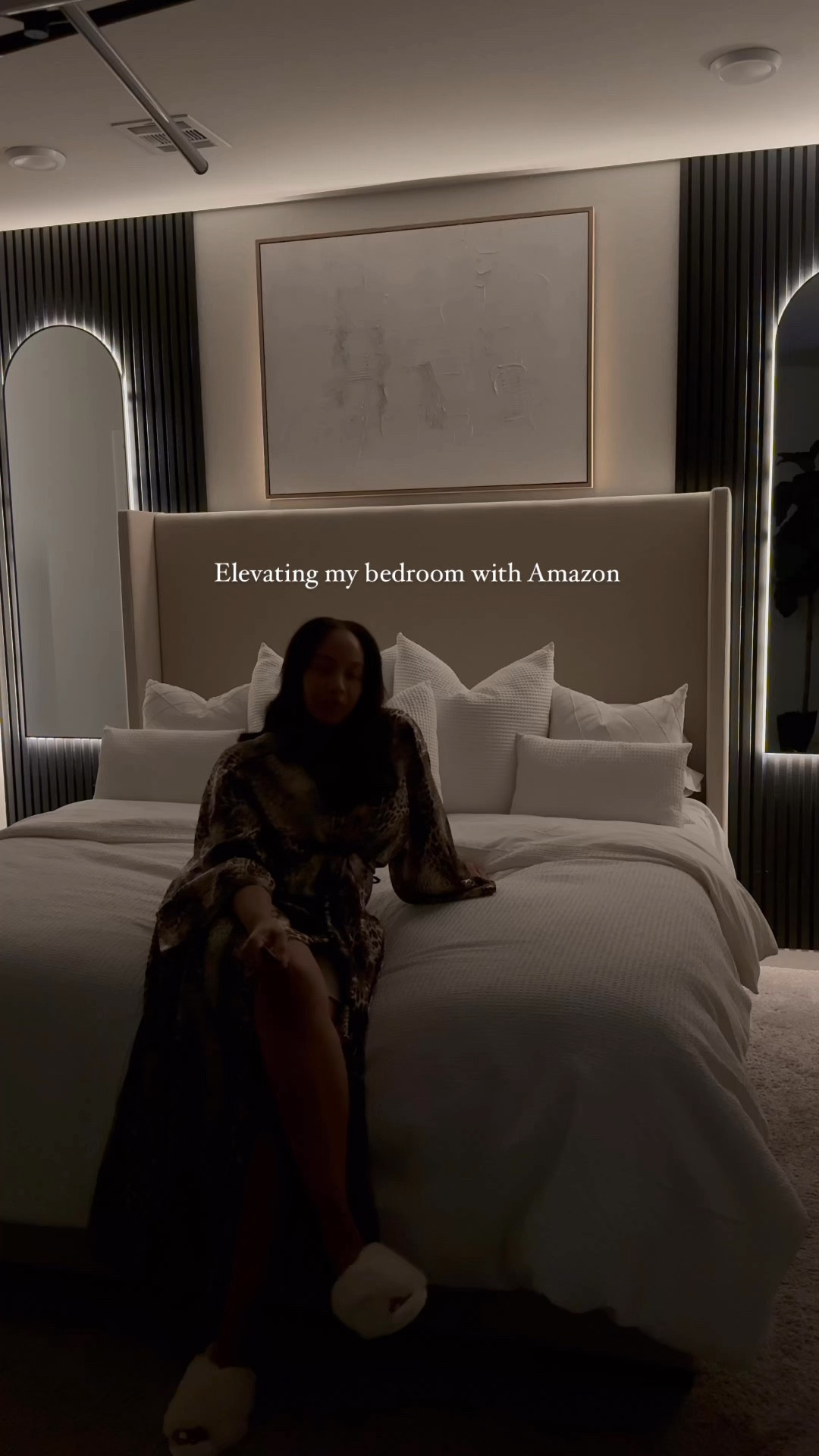 Cozy bedroom vibes with these adhesive strip lights, and much more! All from Amazon🥰#LTKWatchNow #LTKHoliday

#LTKHome