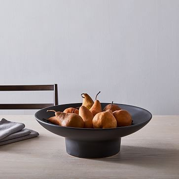 Pure Ceramic Footed Centerpiece Bowl | West Elm (US)