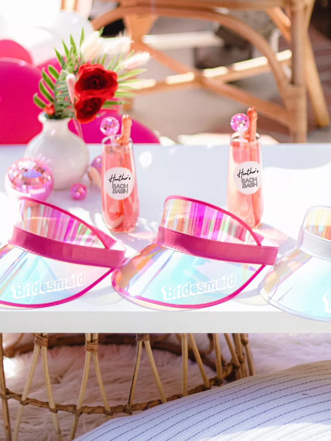 Barbie Party Activities - Personalized Barbie Visors!!