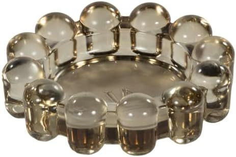 Original Bubble Candle Dish Large – Chic Smoky Glass Candle Dish for Home Decor – Decorative ... | Amazon (US)