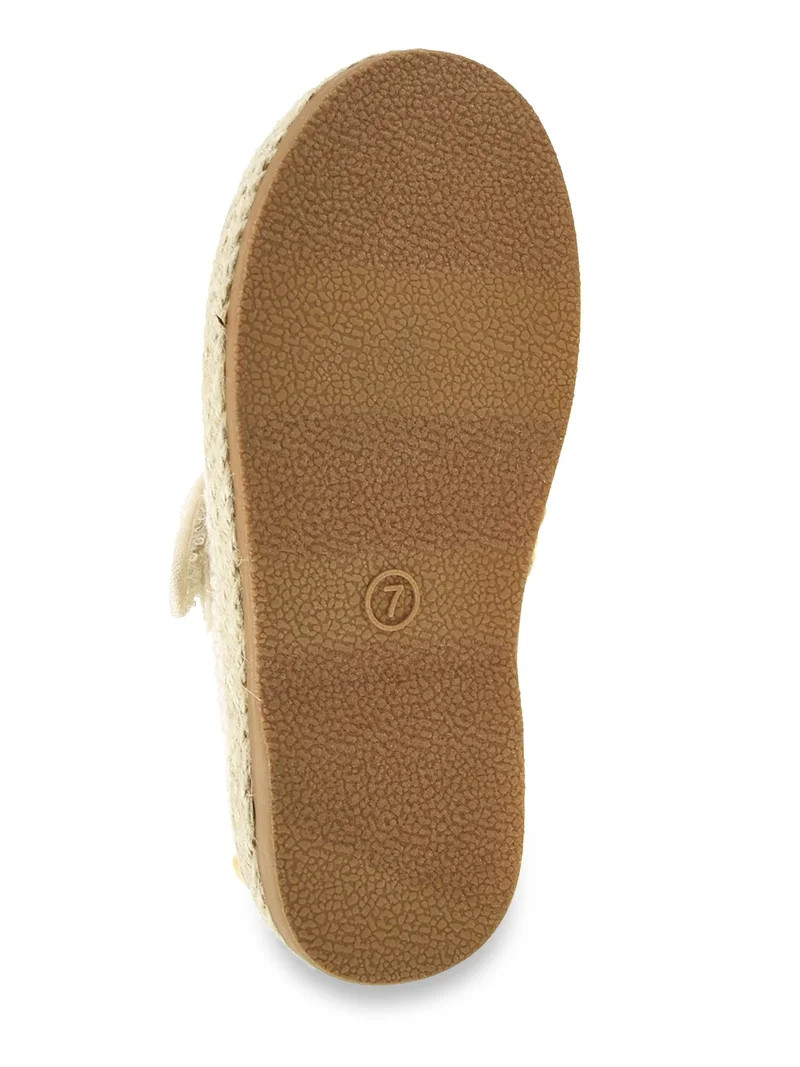 Wonder Nation Toddler Girls Casual Espadrille Flat Shoes | Walmart (US)