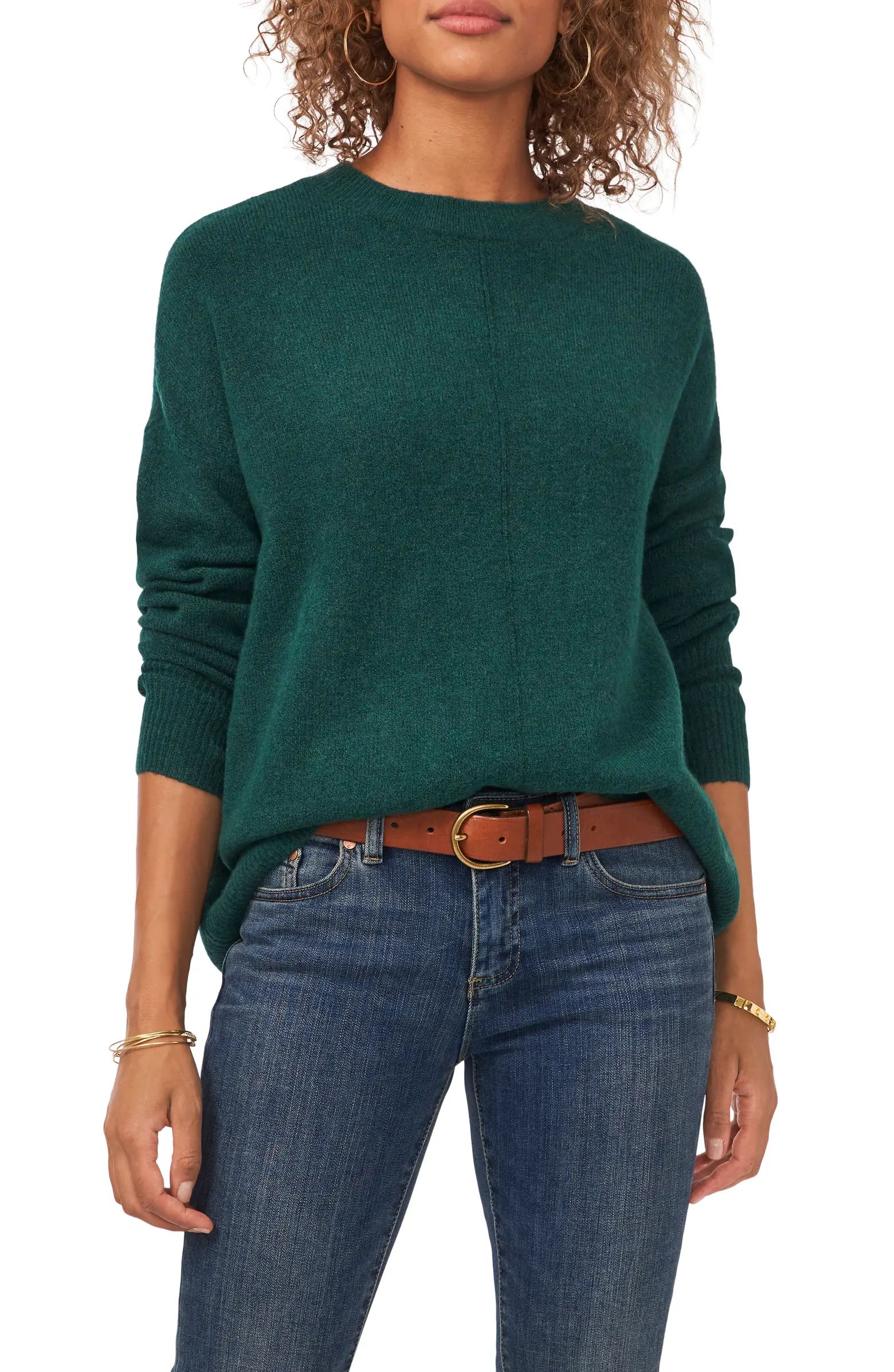 Center Seam Crewneck Sweater | Nordstrom