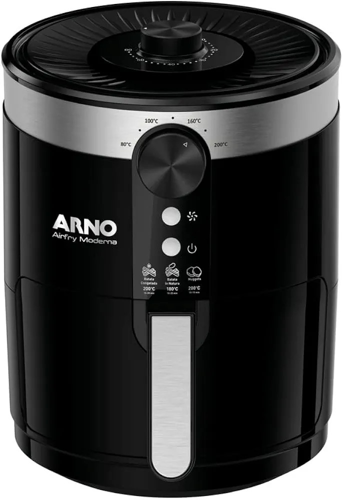 Fritadeira, Arno, Airfry Moderna Pfry, Preto, 110V | Amazon (BR)