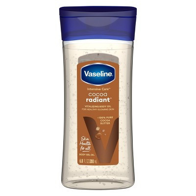 Vaseline Intensive Care Cocoa Radiant Body Gel Oil for Glowing Skin - Scented - 6.8 fl oz | Target