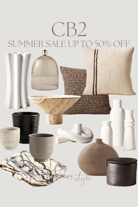 CB2 is having a Summer Sale Event with select items Up to 50% Off ending on 6/29! Don’t miss out on these deals on Decor, Dining, Fixtures, and Furniture!

Home Decor, Home Decor Sale, CB2, CB2 Sale, Organic Modern, Modern Home Decor, Organic Modern Home, MCM, Marble Bowl, Throw Pillow, Pillow Cover, Fluted Base, Candleholder, In Ny Home, Kitchen Decor, Match Cloche Marble Tray, Marble Spoon Rest, Bud Vase

#LTKFind #LTKhome