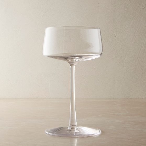 Horizon Glassware, Champagne Coupe, Set of 8 | West Elm (US)