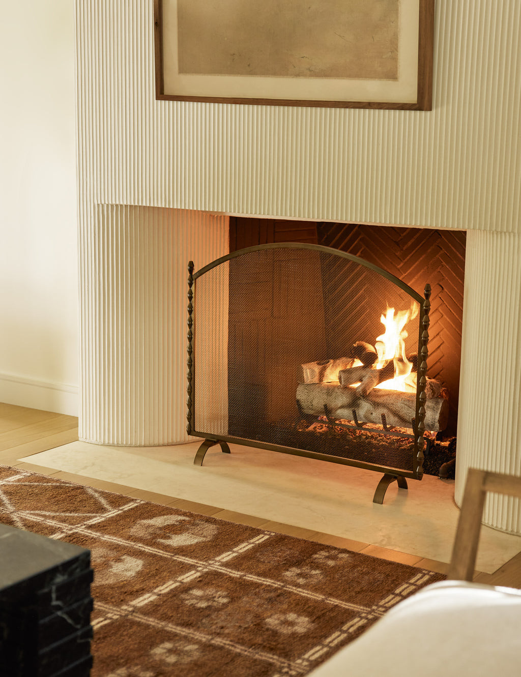 Topia Fireplace Screen by Ginny Macdonald | Lulu and Georgia 