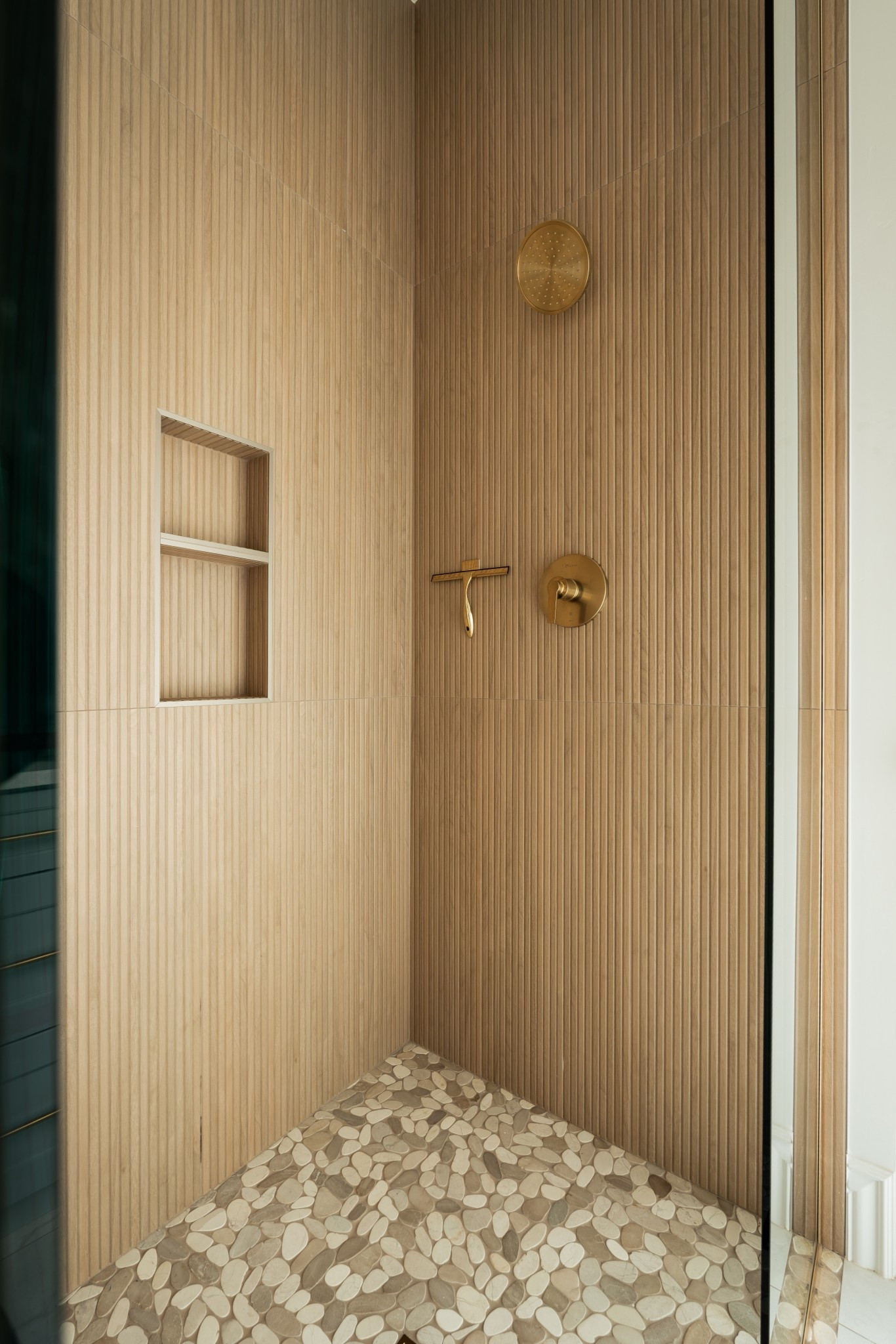 A pool bathroom that feels more like a spa. Natural textures, warm tones, and a space that makes rinsing off after a swim feel a little more relaxing.

#LTKHome