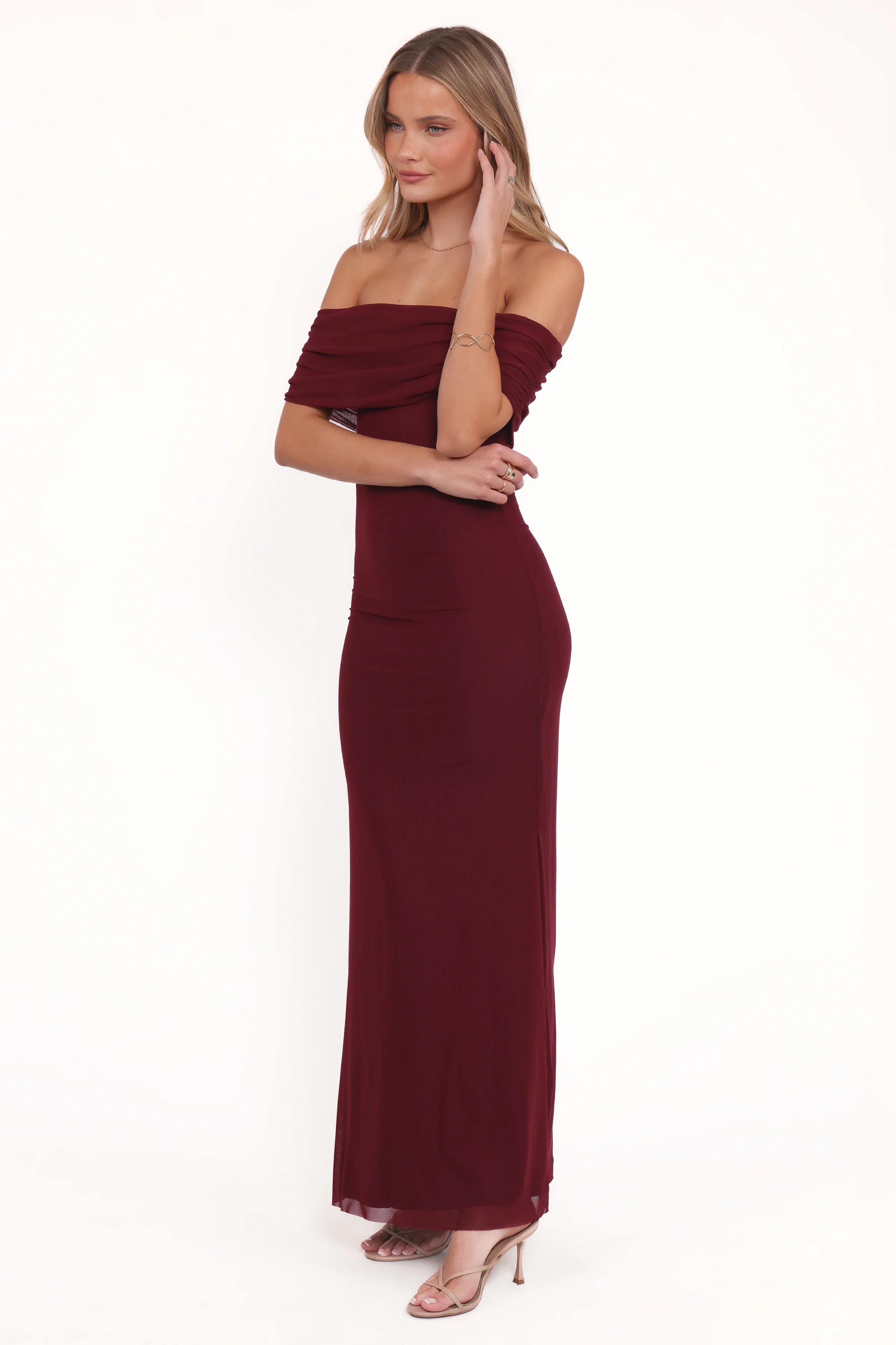 Desirae Maxi Dress - Burgundy | Petal & Pup (US)
