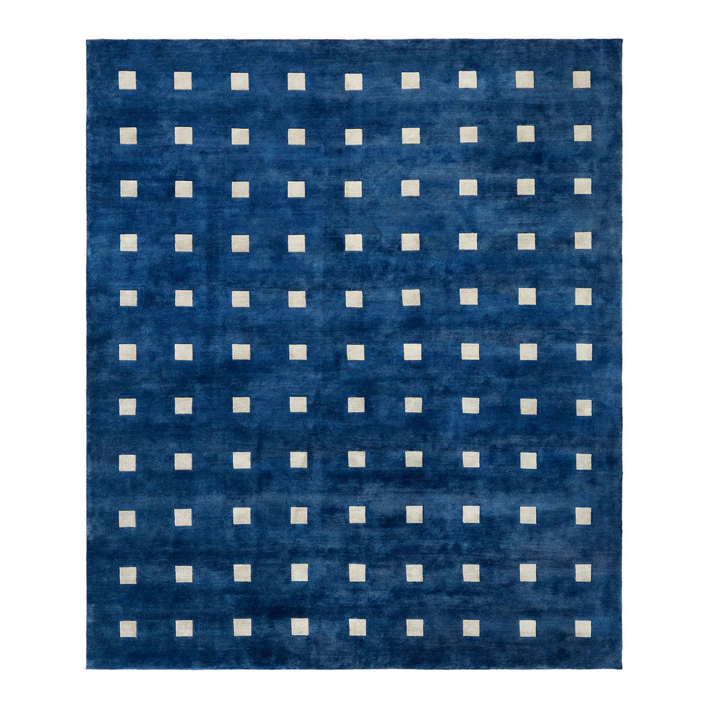 Small Squares Hand-Knotted Rug | Jonathan Adler US