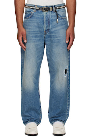 Blue Baggy Jeans | SSENSE