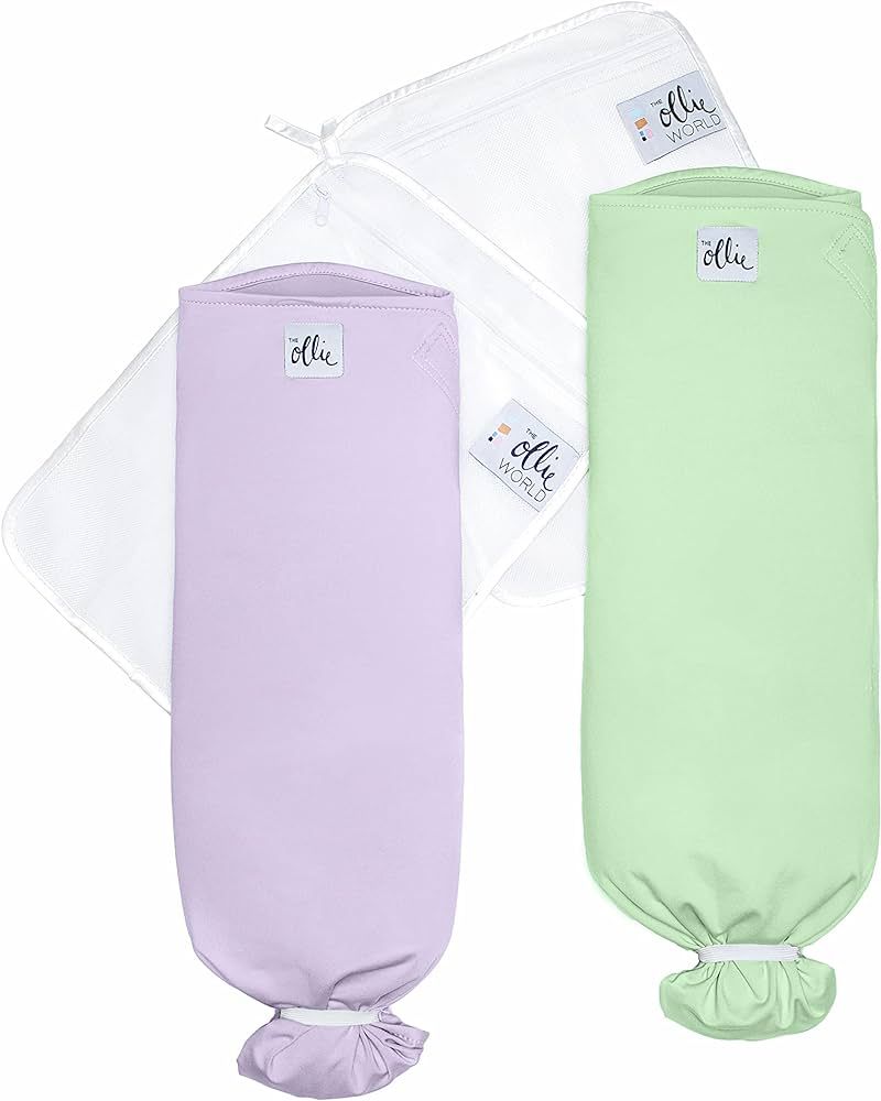 The Ollie Swaddle Bundle (Lavender & Meadow) - Helps to Reduce The Moro (Startle) Reflex -Made fr... | Amazon (US)