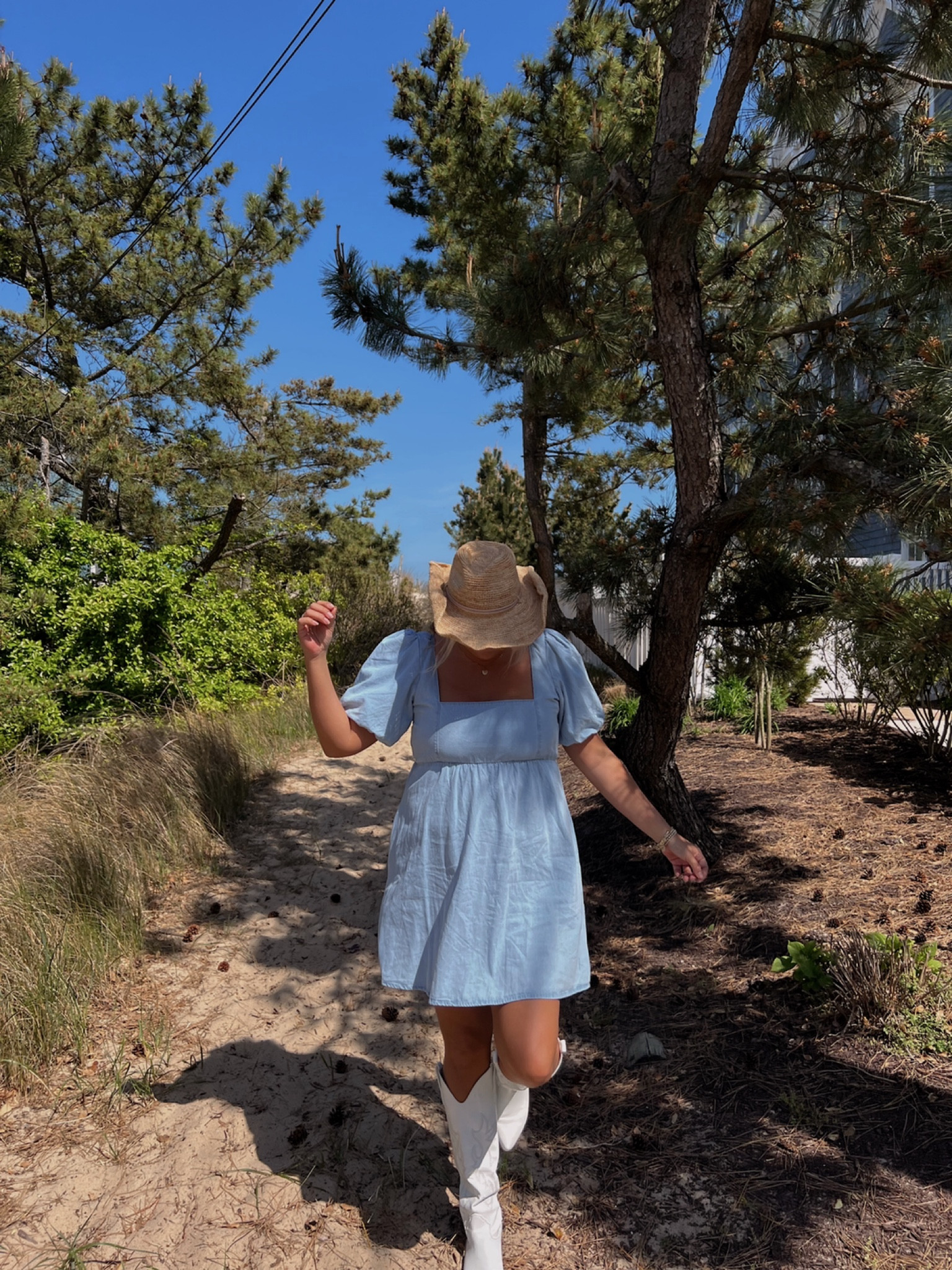 Coastal cowgirl beach outfit for summer, nashville summer outfit idea, Show me your mumu denim dress, billini white cowboy boots, denim babydoll dress, beach outfit, spring outfit for the beach , coastal cowgirl aesthetic 

#LTKcurves #LTKSeasonal #LTKstyletip