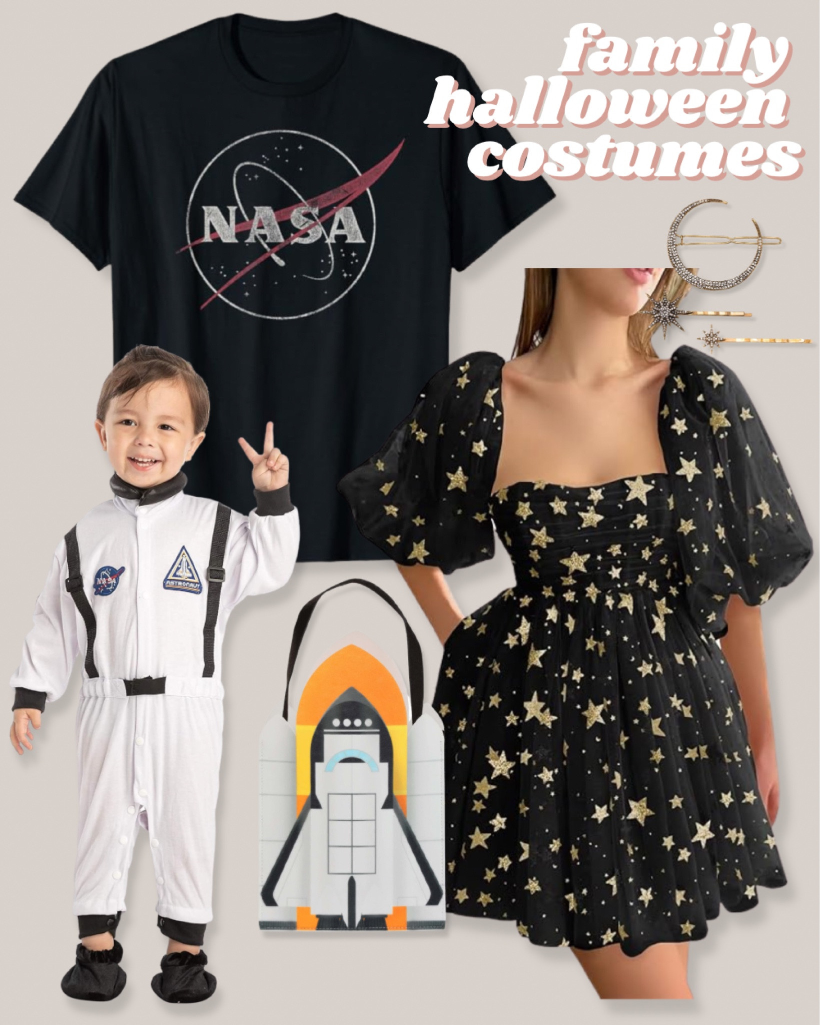 Amazon costumes
Amazon Halloween costume
Family Halloween costume idea
Cute halloween costume ideas for families
Halloween costume for toddler boy
Astronaut costume for toddler
Astronaut toddler costume
Star dress
Black puff sleeve dress
Black t-shirt
Black Nasa shirt

#LTKHalloween #LTKkids #LTKfamily