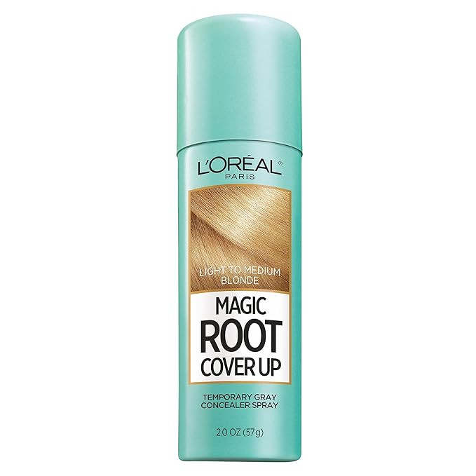 L'Oreal Paris Magic Root Cover Up Gray Concealer Spray Light to Medium Blonde 2 oz.(Packaging May... | Amazon (US)