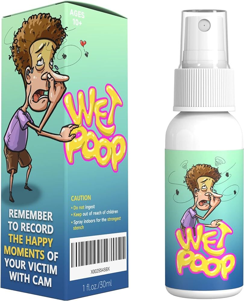 Potent Wet Poop - Highly Concentrated Fart Spray - Extra Strong Stink - Prank Stuff & Joke Toys f... | Amazon (US)