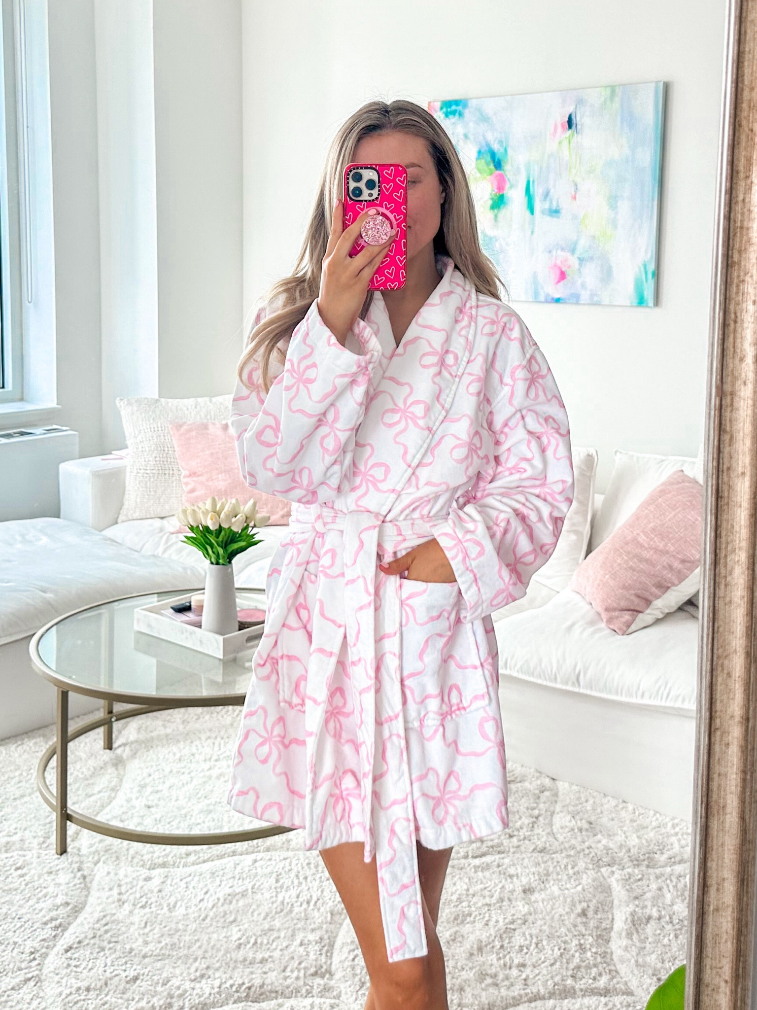 Girly #LoveShackFancy bow robe🎀🫶🏼🫧 I am wearing the XS/S ✨

#LTKStyleTip #LTKBeauty