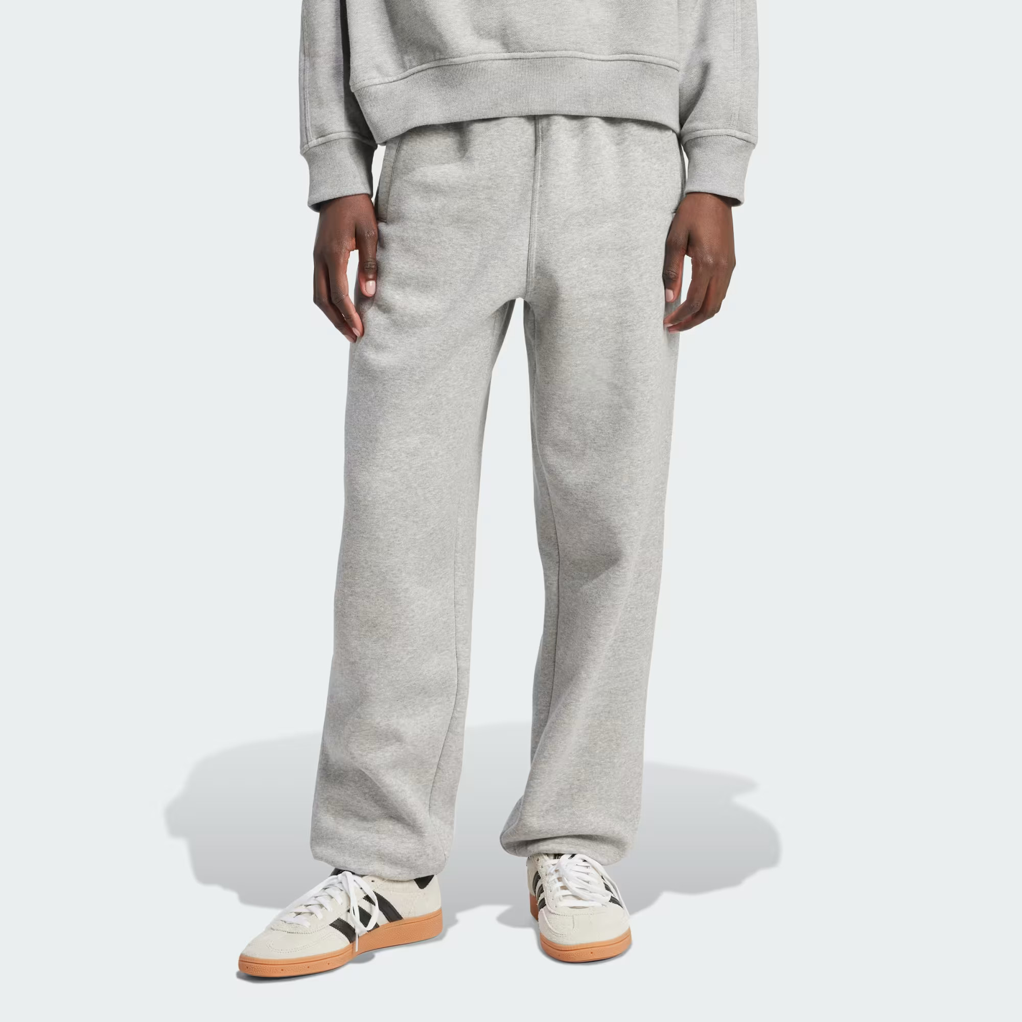 adidas Essentials Fleece Loose Joggers - Grey | Free Shipping with adiClub | adidas US | adidas (US)