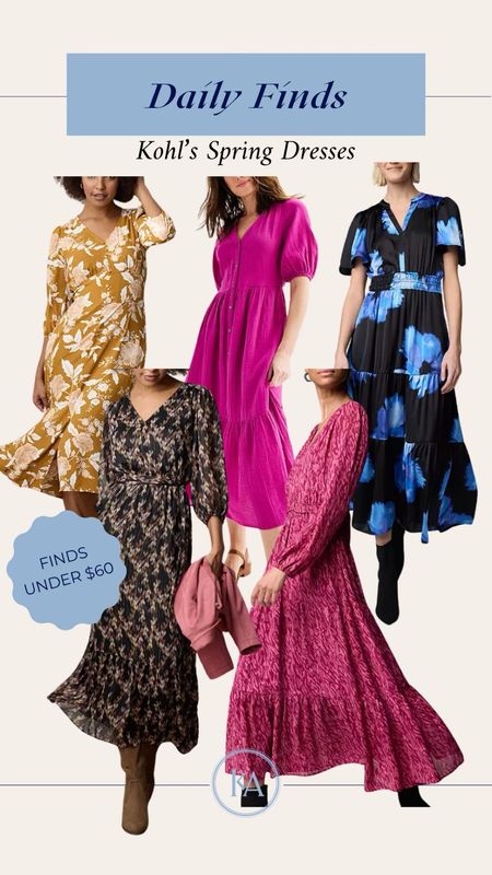 I always get asked about affordable dress finds. Kohl’s has some great options - and so many good finds for spring! 

#LTKfindsunder100 #LTKstyletip #LTKSeasonal