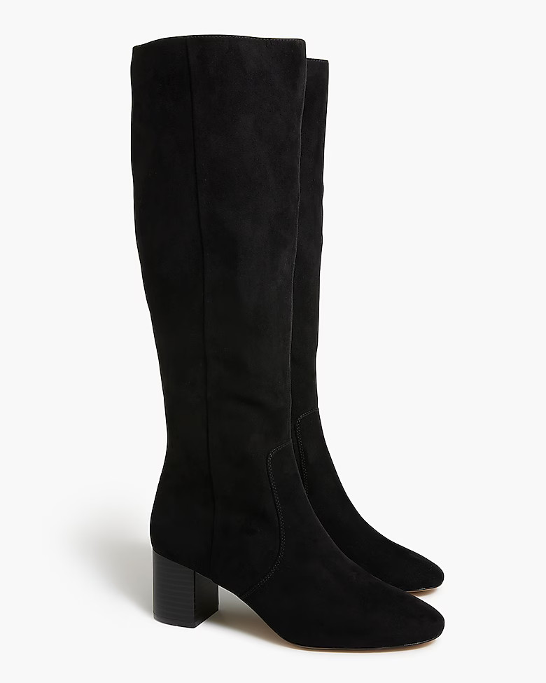 Knee-high heeled boots | J.Crew Factory