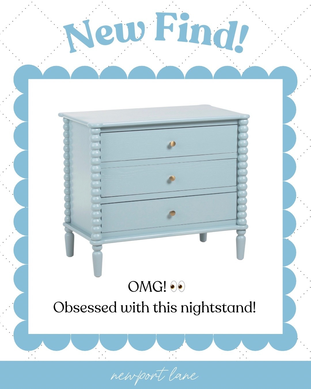 TJ Maxx doing what they do best 🤍 This blue nightstand is such a gorgeous coastal bedroom accent and the price is honestly unreal. If you have been looking for that perfect blue nightstand to complete your coastal bedroom without breaking the bank, this is your sign. Linked below and trust me you’ll want to move fast on this one! @tjmaxx 



#LTKHome #LTKU #LTKSaleAlert