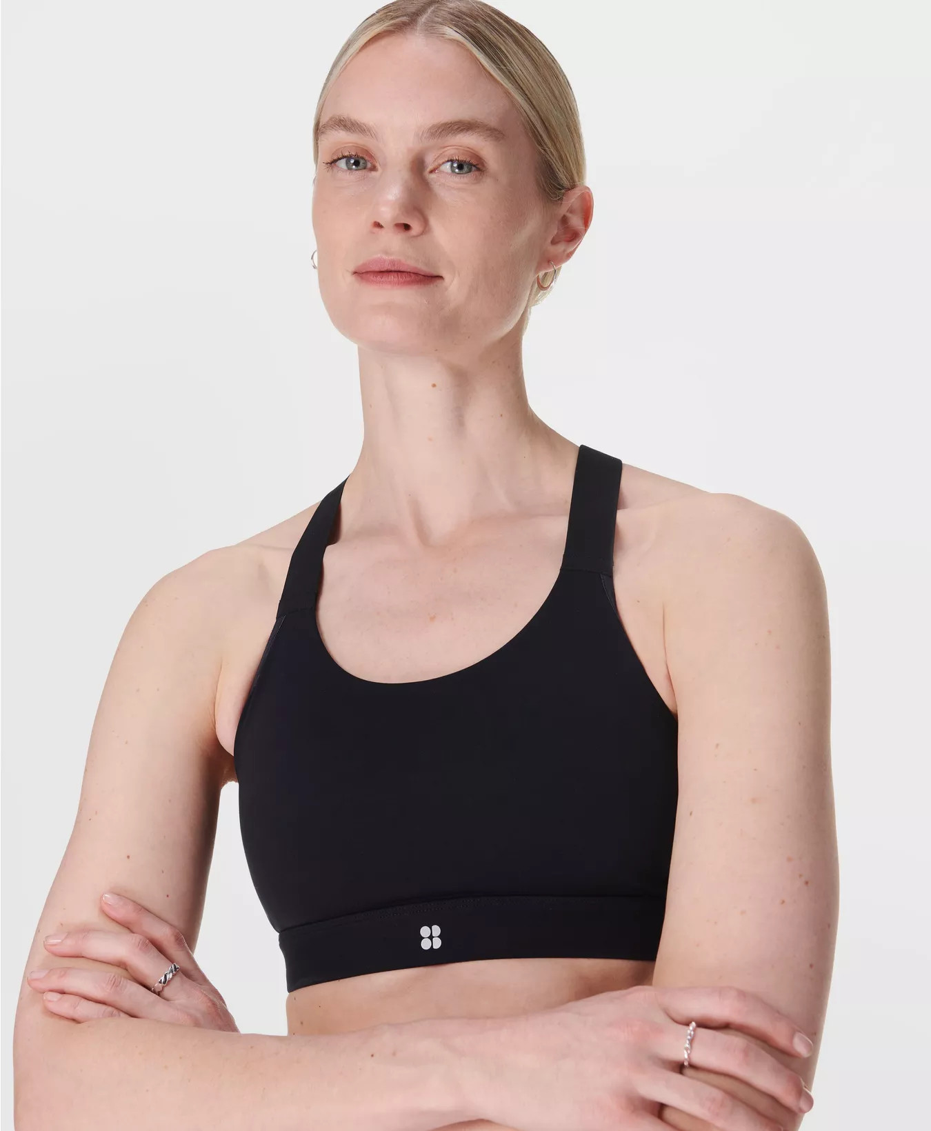 Power Medium Support Seam-Free Bust Bra - White | Women's Sports Bras | Sweaty Betty | Sweaty Betty UK