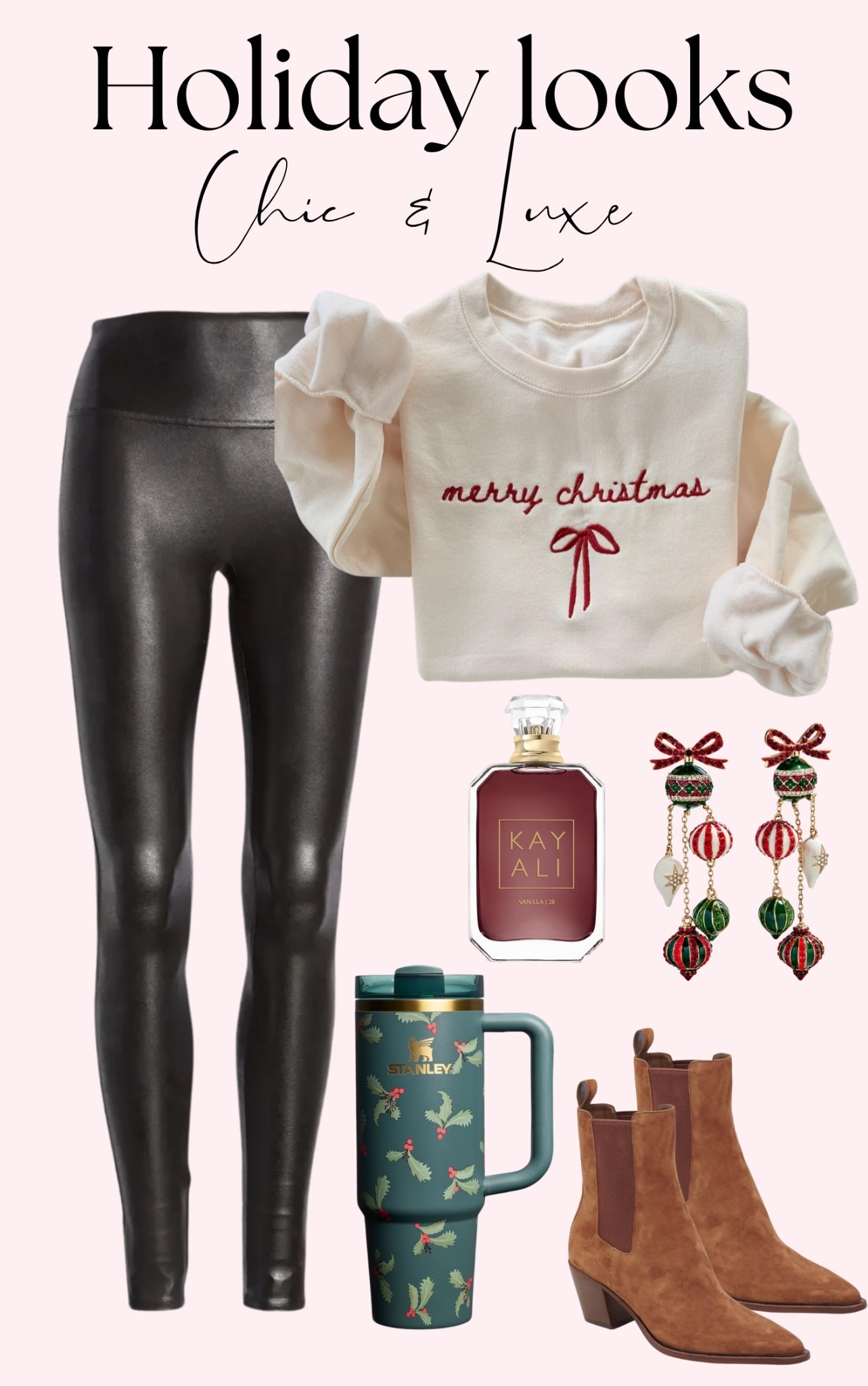 Swipe through my LTK to shop the cutest styles for parties, errands, or cozy movie nights at home 🎅❤️

👉 Shop all my Christmas sweater + leggings finds on LTK!
#LTKHoliday #LTKSeasonal #LTKStyle #ChristmasOutfits 🎁✨