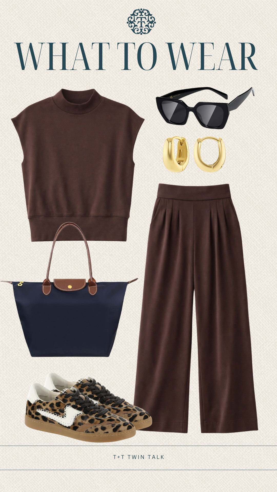 T+T, what to wear! This Benaar LA matching set is a comfortable option as we transition into spring! We paired it with some fun leopard sneakers and gold hoops to still feel put together! This is a great choice for a chill day running errands! 

 #LTKootd #LTKSeasonal #LTKMidsize