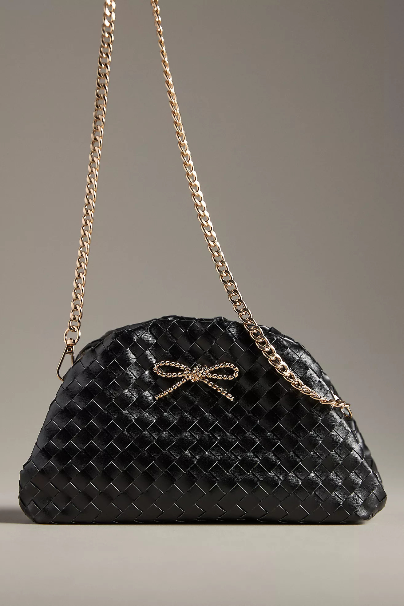 The Frankie Mini Clutch: Woven Bow Edition | Anthropologie (US)