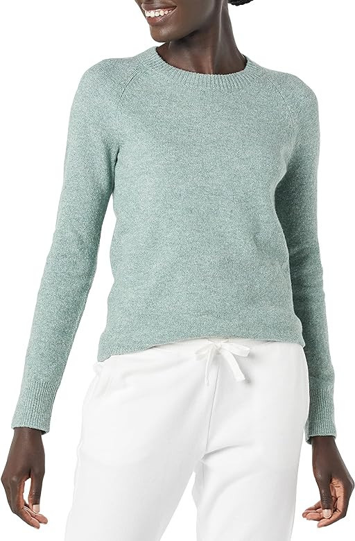 Amazon Essentials Women's Classic-Fit Soft Touch Long-Sleeve Crewneck Sweater | Amazon (US)