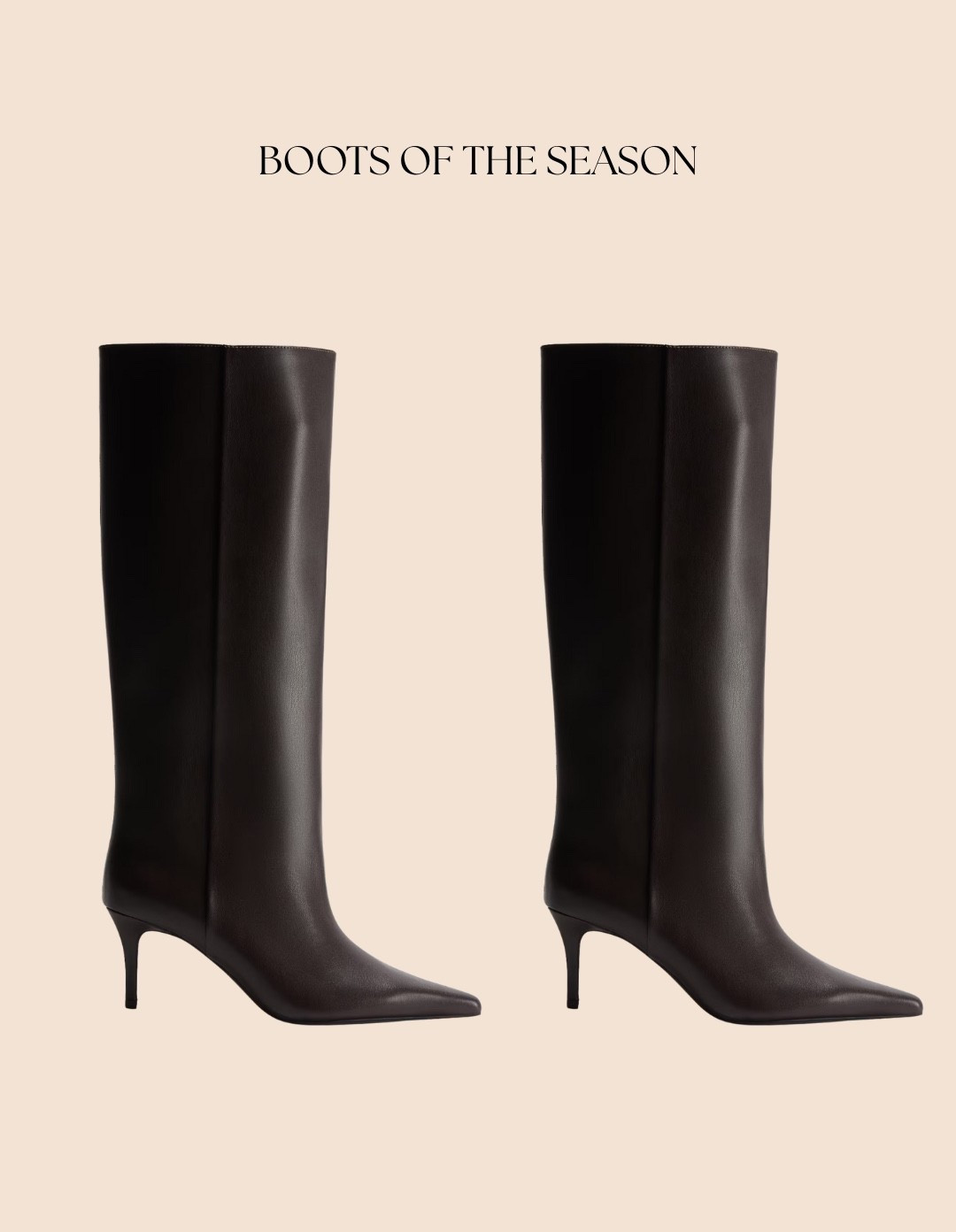 H&M knee high boots / autumn winter boots 
