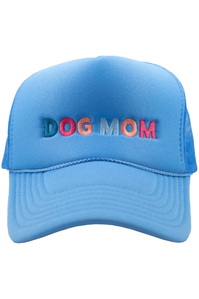 Dog Mom Multicolored Foam Trucker Hat | Katydid.com