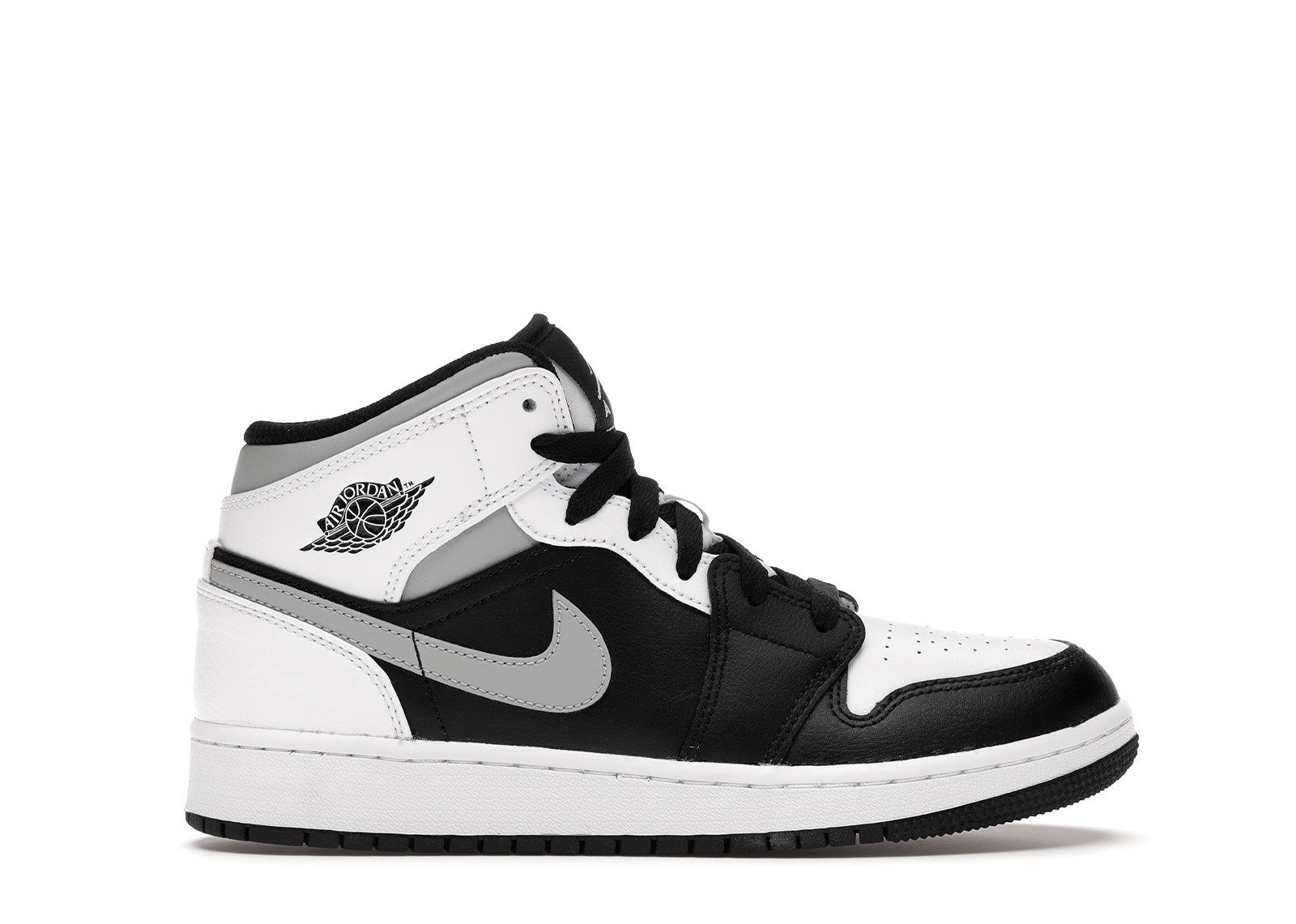Jordan 1 Mid Shadow Sneakers in Black/Medium Grey/White | StockX