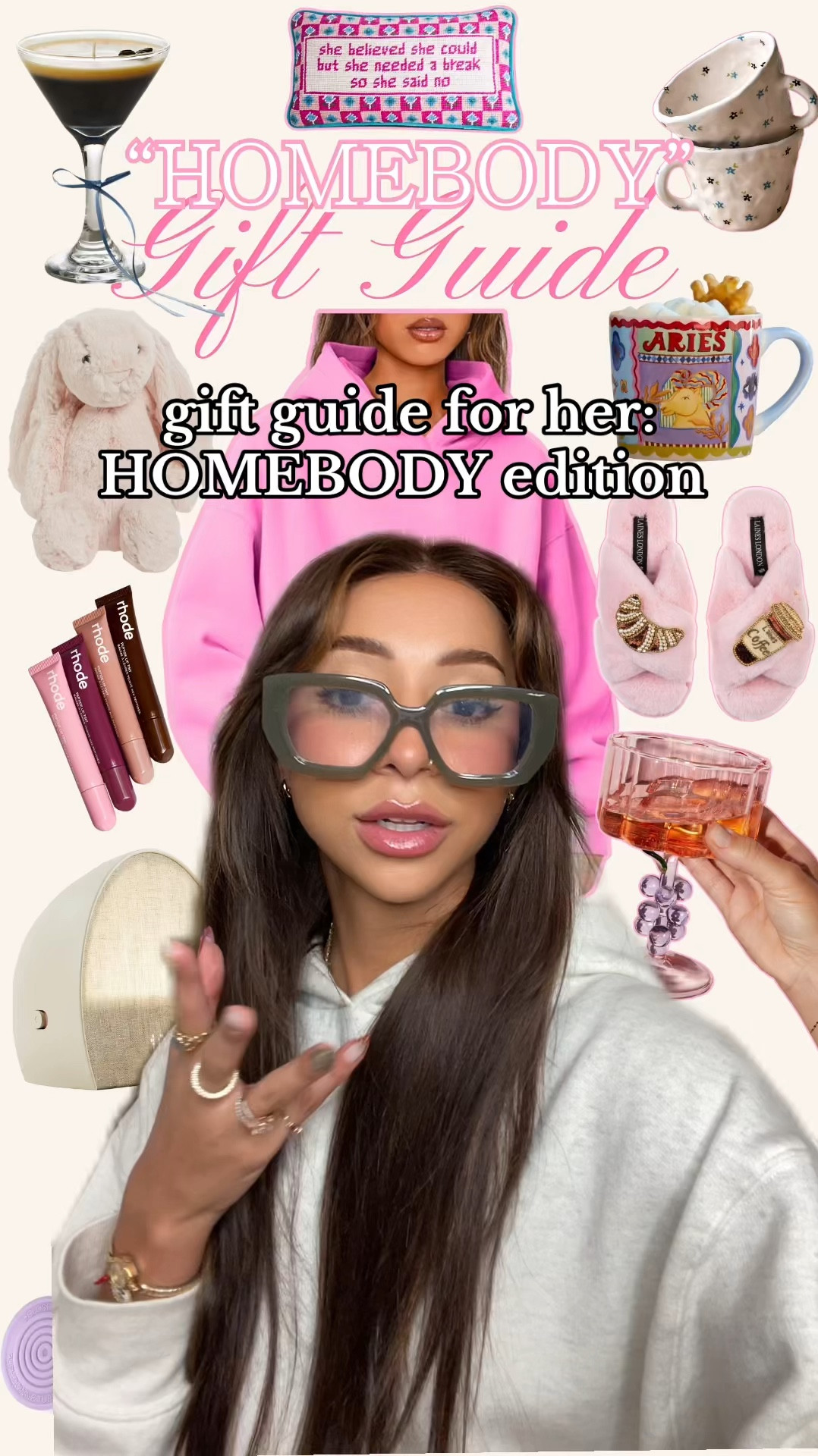HOMEBODY GIFT GUIDE FOR HER 🧸🎧🪩🕯️💓✨ linked everything in the photo & TONS more! 

|| gift guide for her, gift guide for homebody, cozy gift guide for her, aesthetic gift guide for her, cozy gift ideas, girly gift ideas, girly gift guide, cozy gift guide 2024, pink gift guide, pink gift ideas for her, cozy holiday gift ideas, holiday gift ideas for her, holiday gifts for her, holiday gifts for best friend girl, holiday gifts for bff, gift guide for best friends 

#LTKGiftGuide