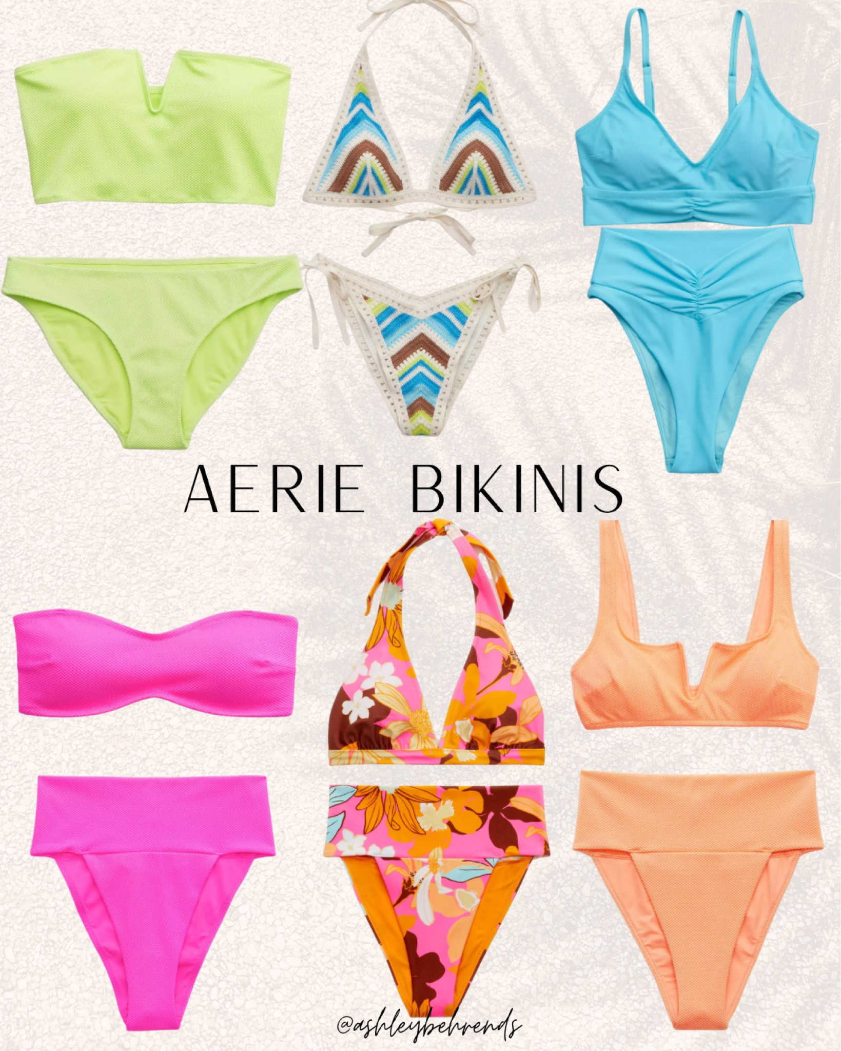 Aerie bikini sale! 👙 Tops & bottoms on sale for $20. I wear a size XL in both! 
#bikini #aerie #swimsuits #swimwear #twopiece #bandeau #highwaisted #stringbikini #halter #highcut #curvyswim #vacationoutfits #beachwear #resortwear 

#LTKcurves #LTKswim #LTKsalealert
