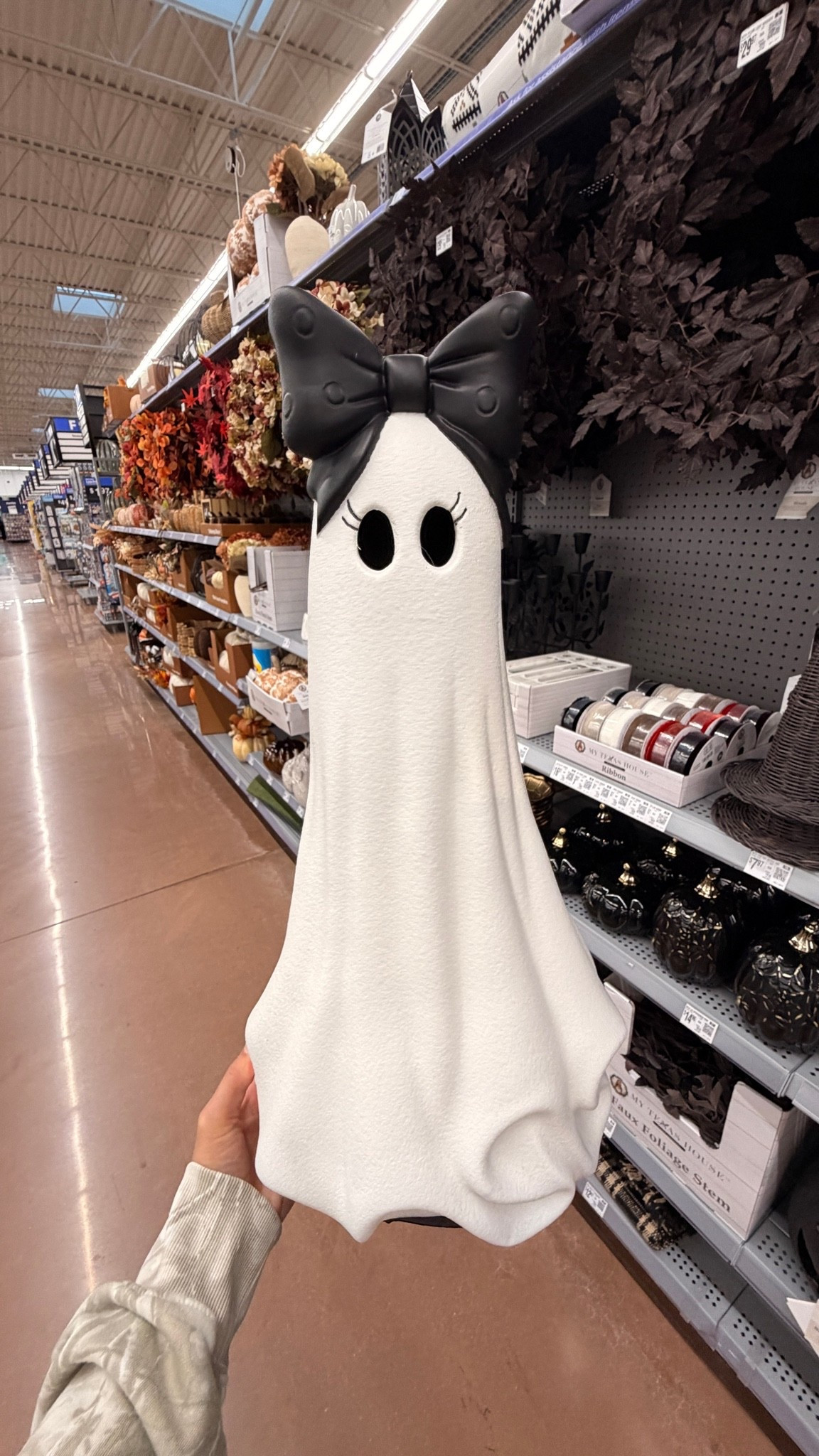 This adorable girl ghost from Walmart is going to sell out so fast!!! Grab it while you can!! The Halloween decor is adorable this year

#LTKHome