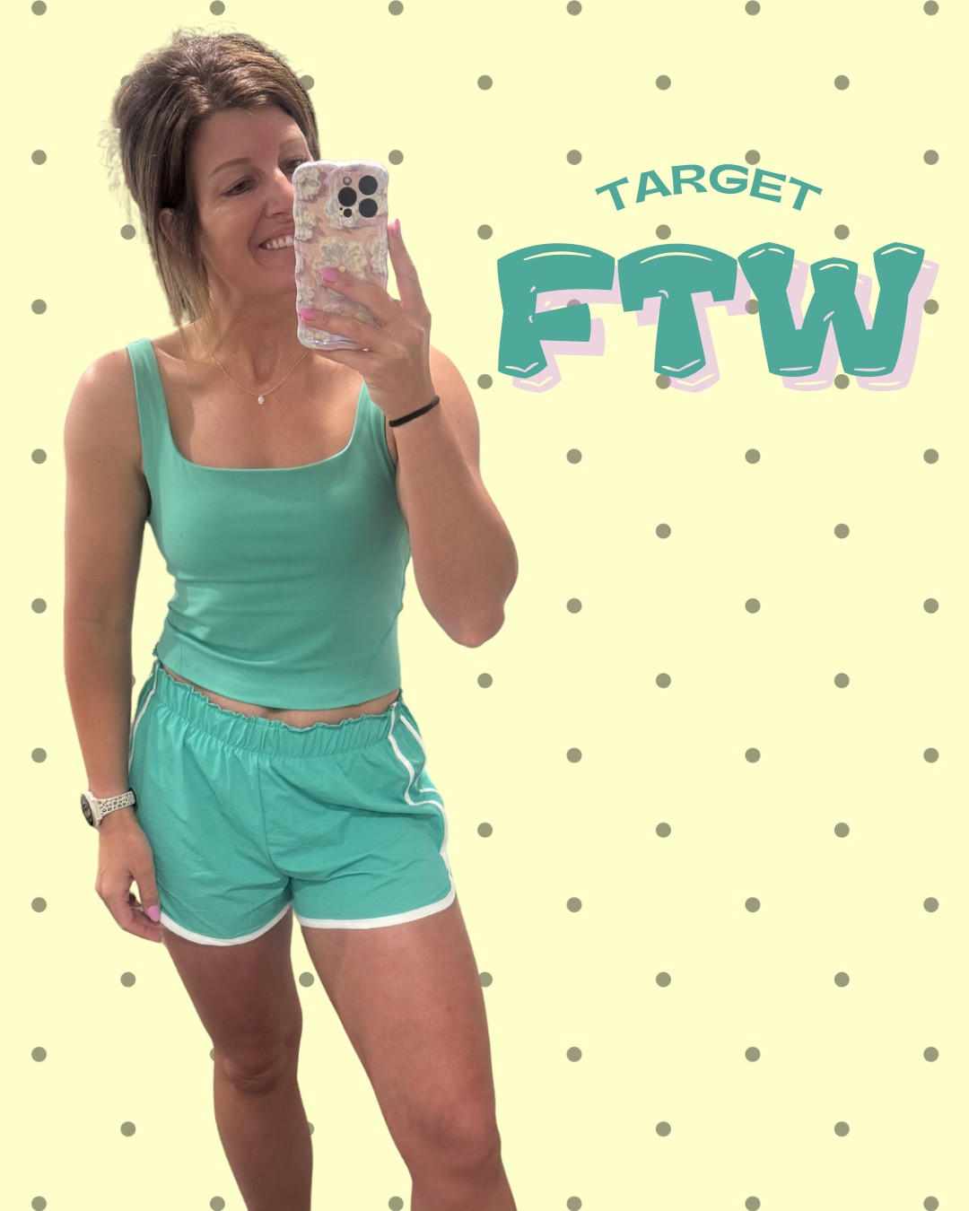 When you have a “set” there’s no need to think 🤪 just put it on and gooooo get things done!! 💪🏼 

I’m 5’5” 140lb and wearing a medium top (could wear a small) and a small short! 

Don’t forget to peep those fun summer Nikes in the last slide! 👀 They’re my FAV walking/running shoe atm. Max cushion! Im on my second pair!

#LTKootd #LTKfitnessgoals #LTKActive