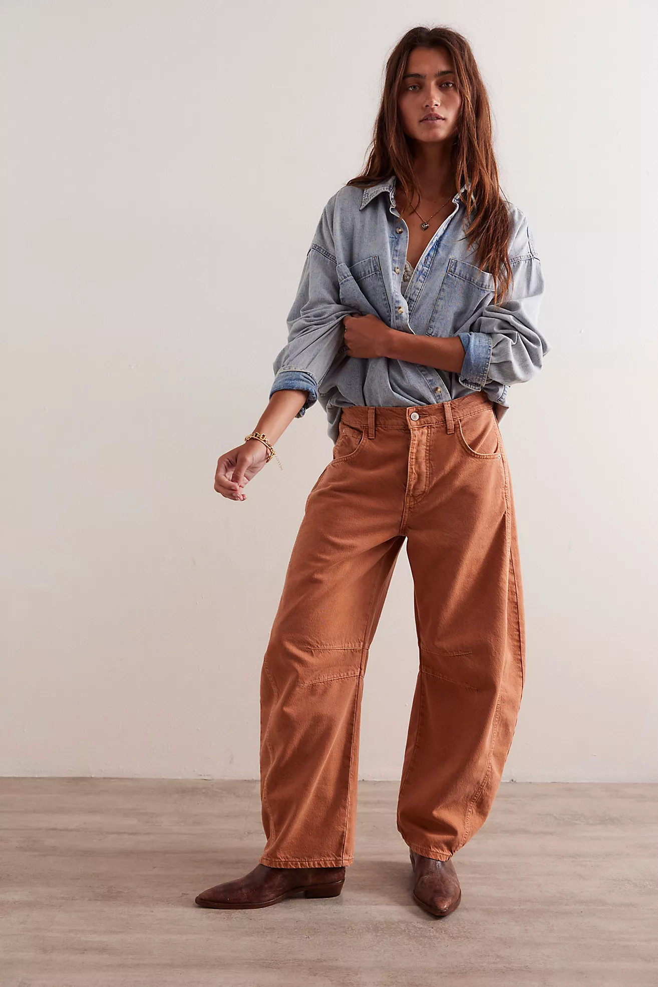 We The Free Good Luck Mid-Rise Barrel Jeans | Free People (Global - UK&FR Excluded)