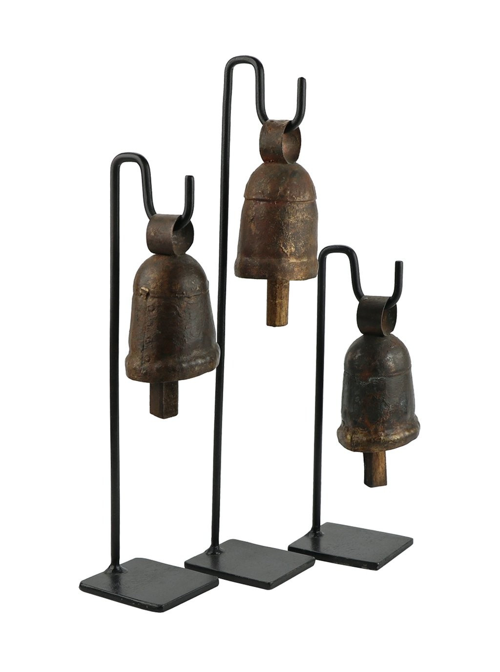 Hanging Bell Objects, Set of 3 | House of Jade Home