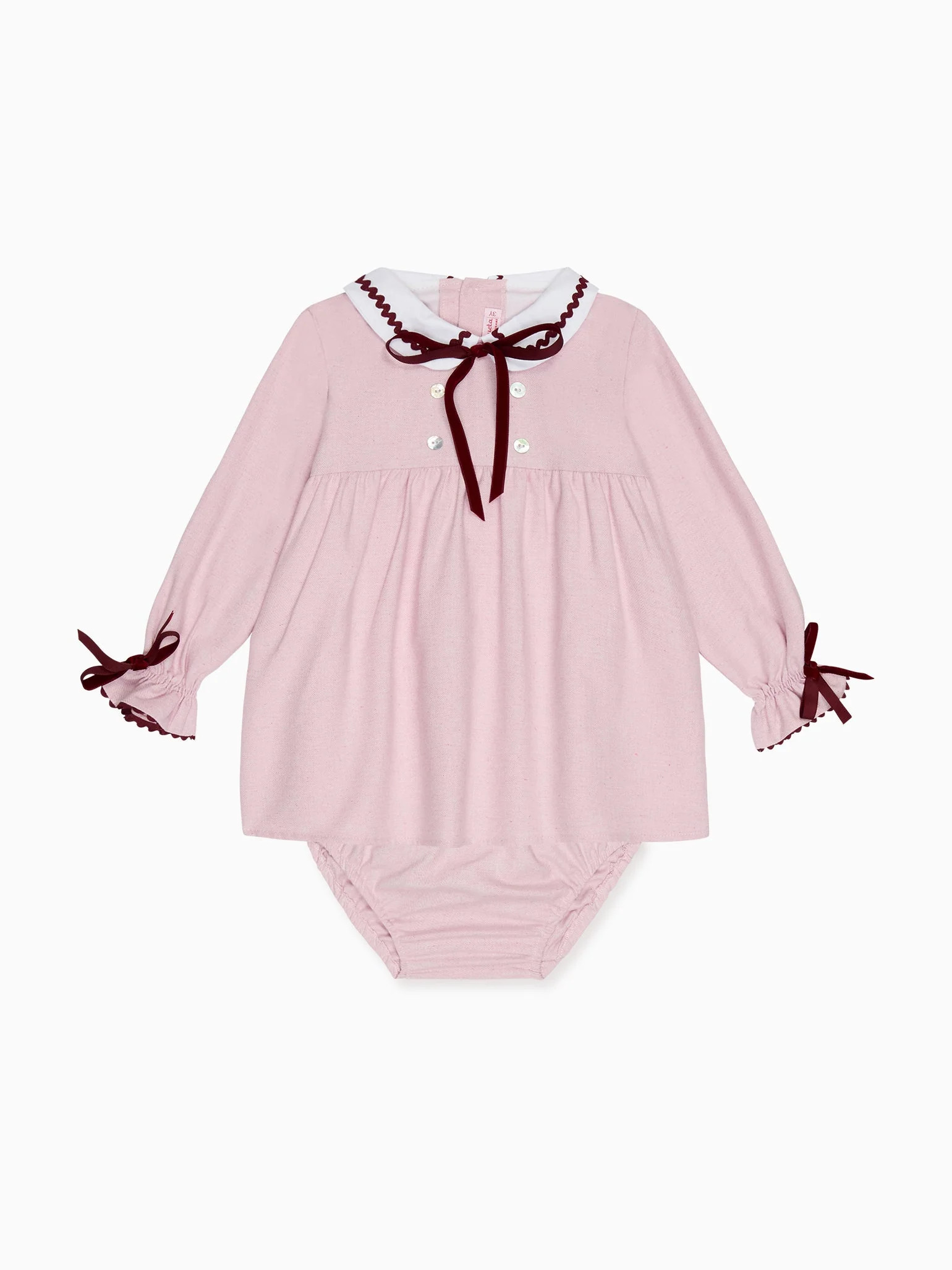 Pink Granada Baby Girl Set | La Coqueta (US)