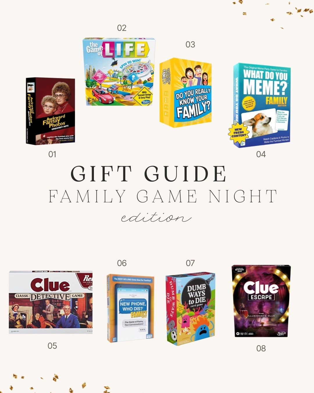 We love a good game night, these are a few of our favorites that are very family friendly and holds everyone’s attention 