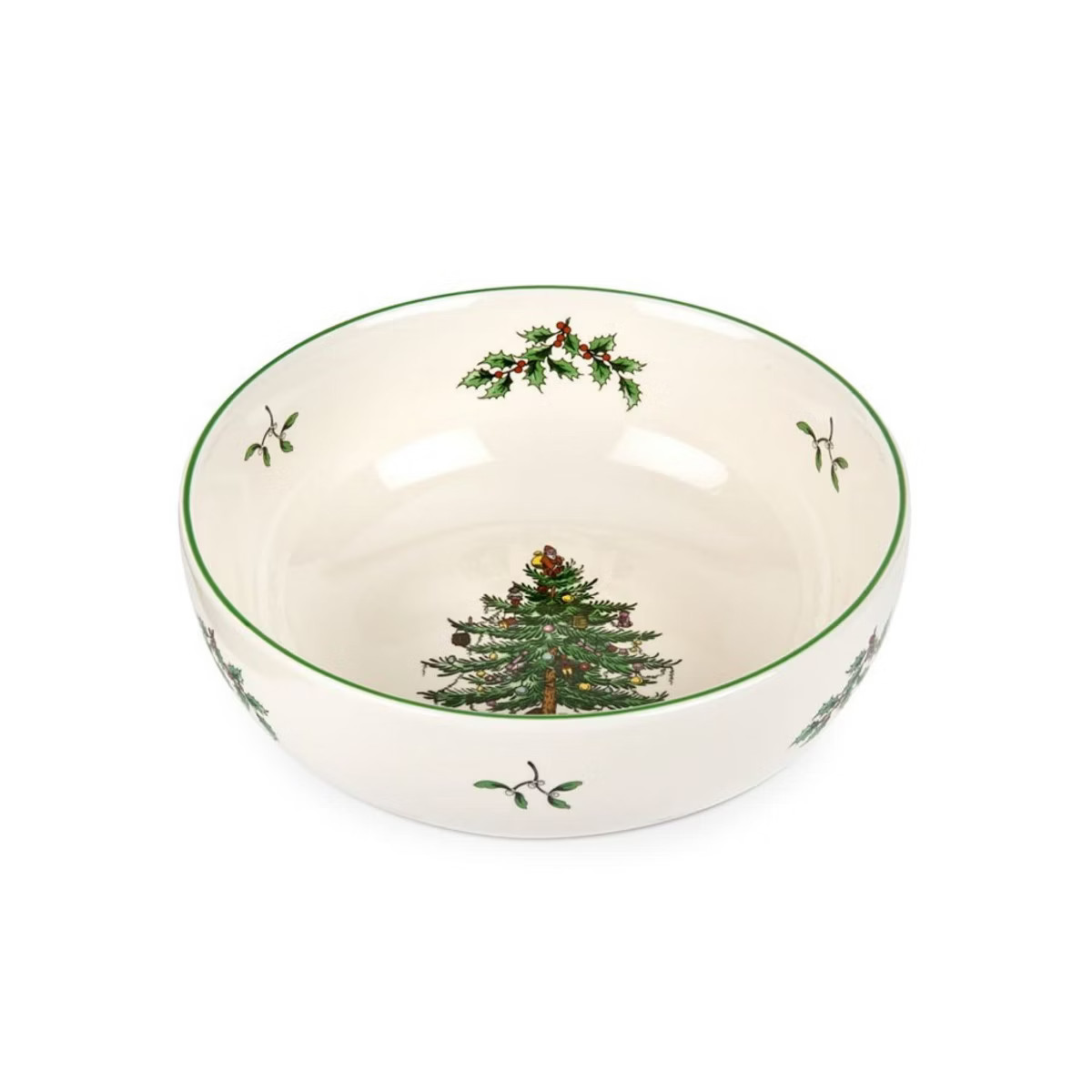 Spode Christmas Tree Individual Fruit Bowl - 7 Inch Porcelain Oatmeal, Salad, Soup, Cereal, Break... | Target