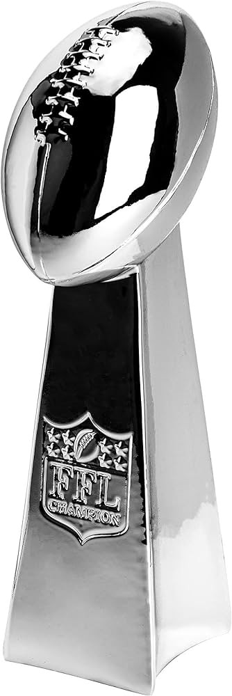 Spire Designs Fantasy Football Trophy - Chrome Replica Championship Trophy - First Place Winner A... | Amazon (US)