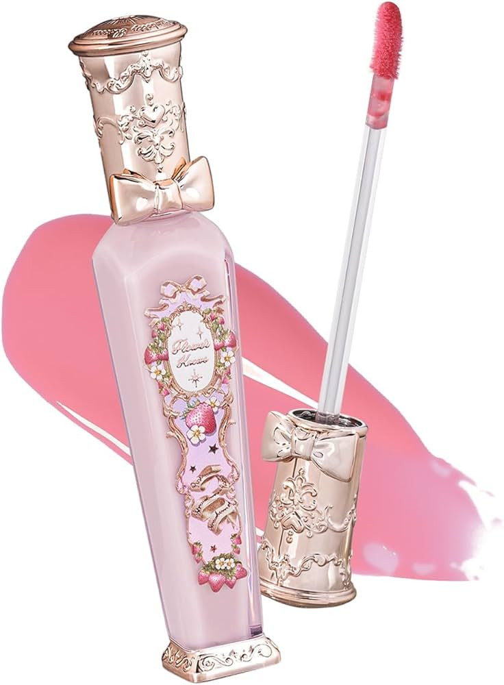 Flower Knows Violet Strawberry Rococo Glowy Lip Gloss-Moisturizing Tinted Lip Oil-Hydrating Lip M... | Amazon (US)